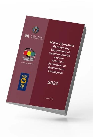 AFGE Master Agreement 2023 cover
